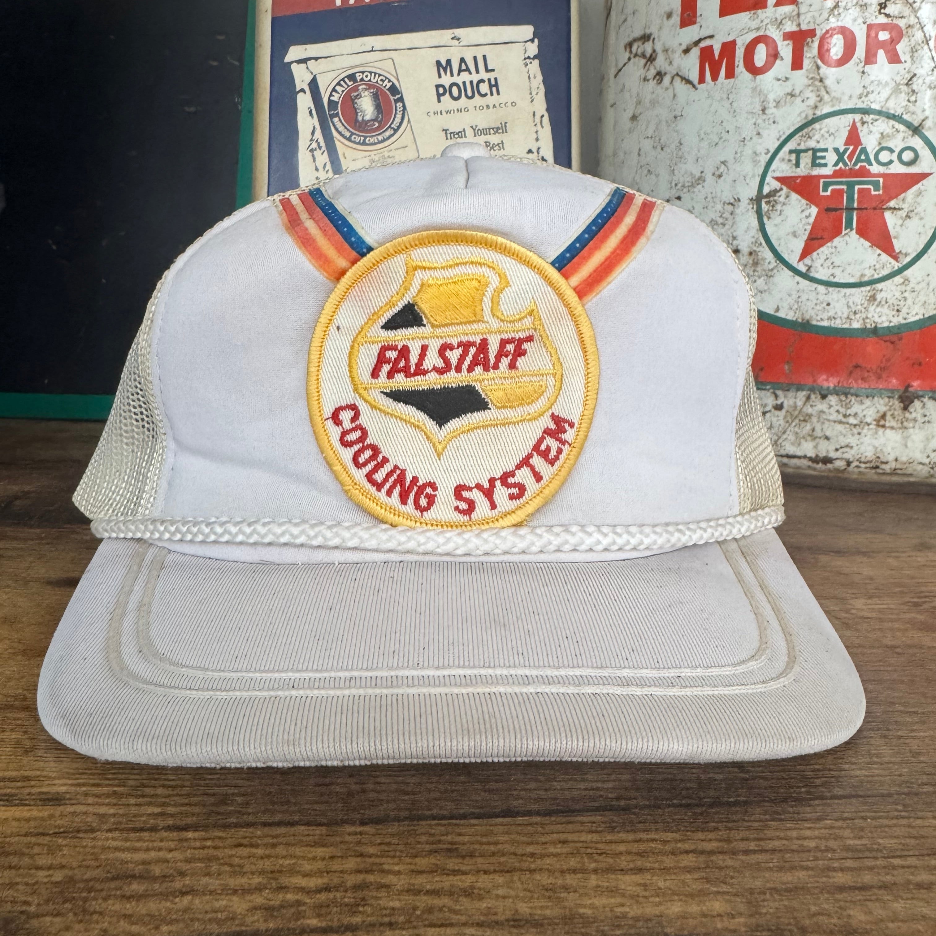 Early 80's Falstaff Cooling System Trucker Hat