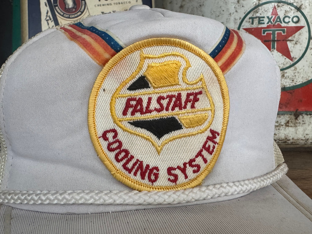 Early 80's Falstaff Cooling System Trucker Hat