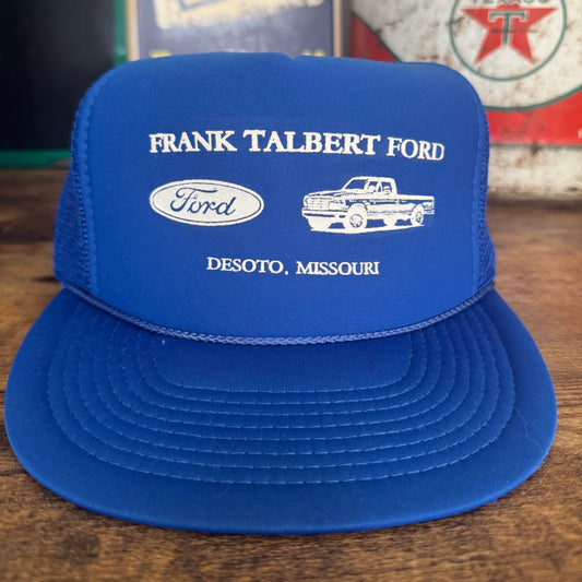 90's Frank Talbert Ford Desoto Missouri Trucker hat