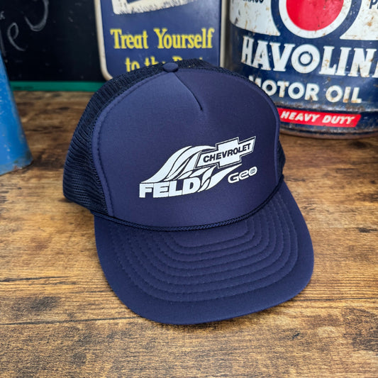 Early 90's Feld Chevrolet and GEO trucker hat
