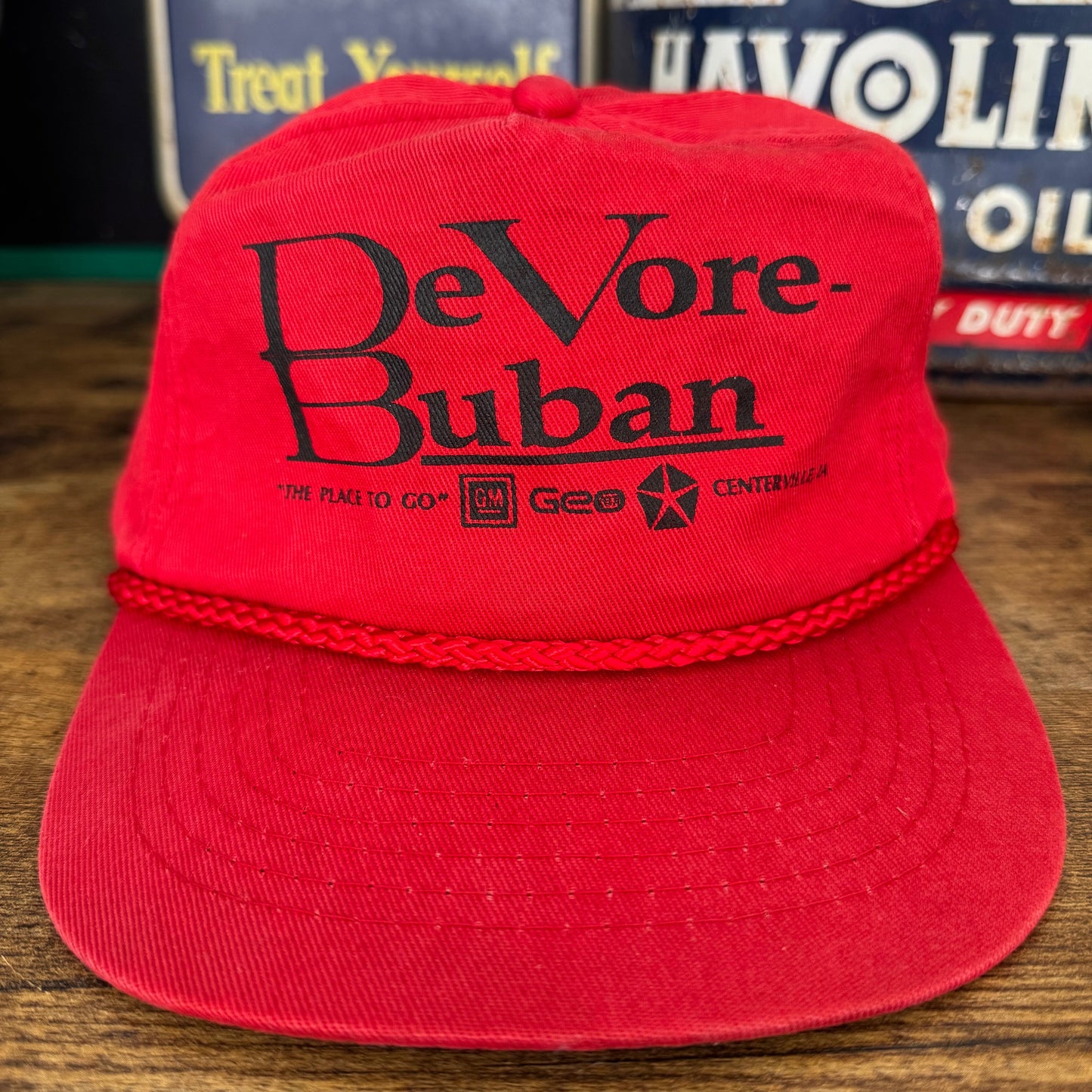 DeVore Buban GM, Geo, Chrysler Dealership Trucker hat