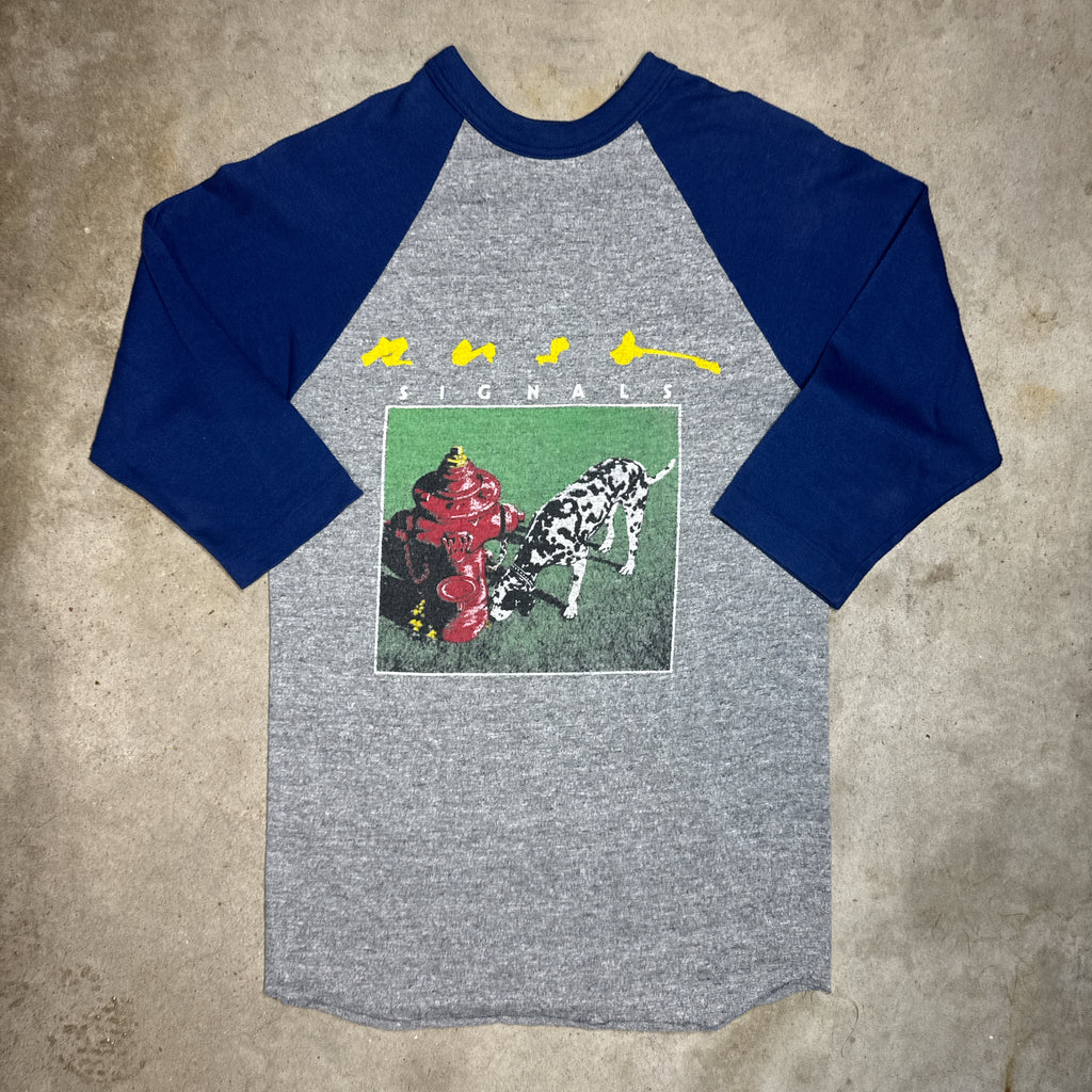 Rush Signals 1982-83 World Tour Baseball Tee