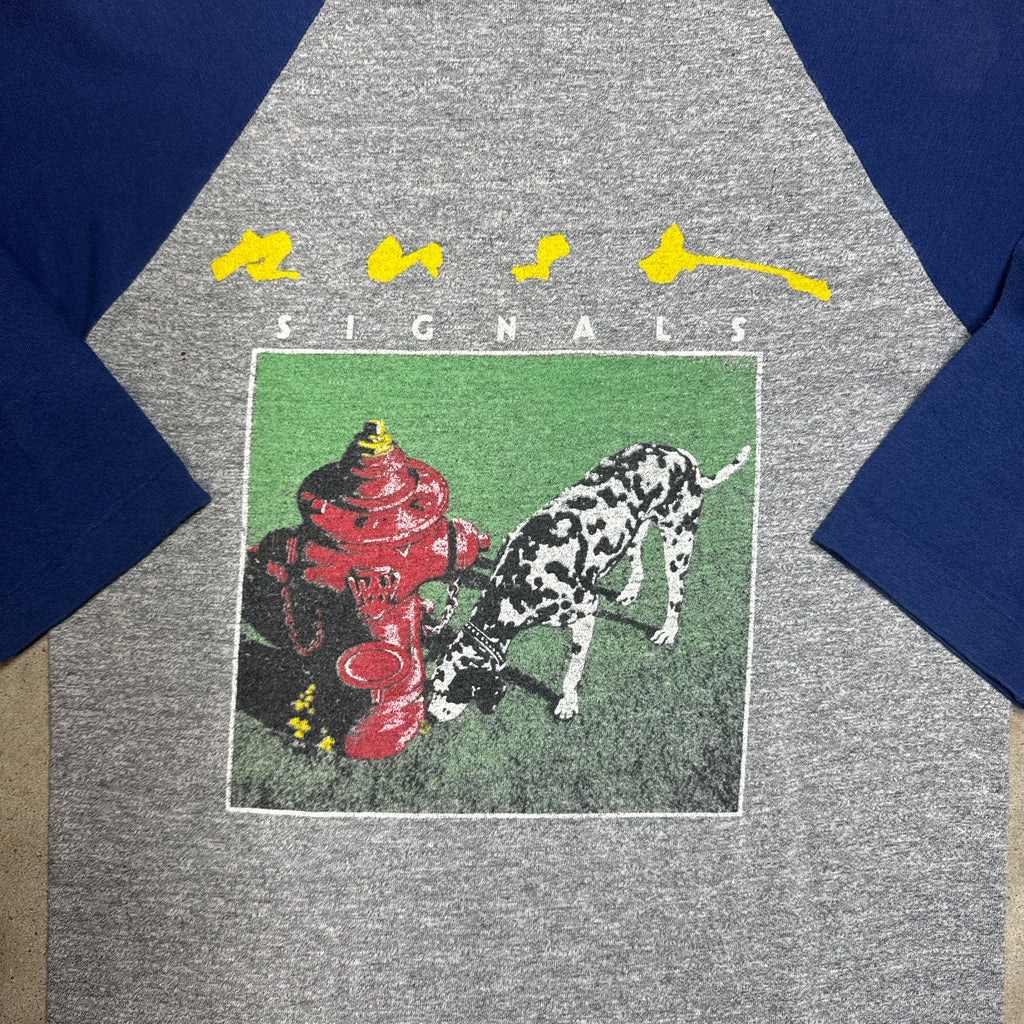 Rush Signals 1982-83 World Tour Baseball Tee