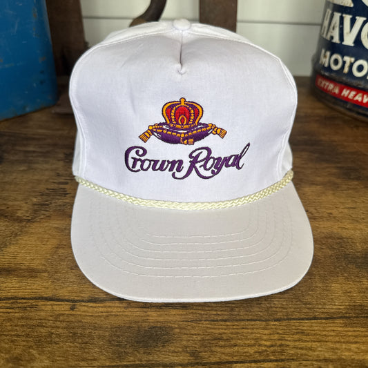 Vintage Crown Royal Whiskey Trucker Hat