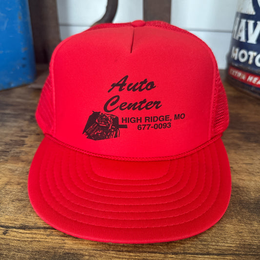 Vintage Auto Center Trucker Hat