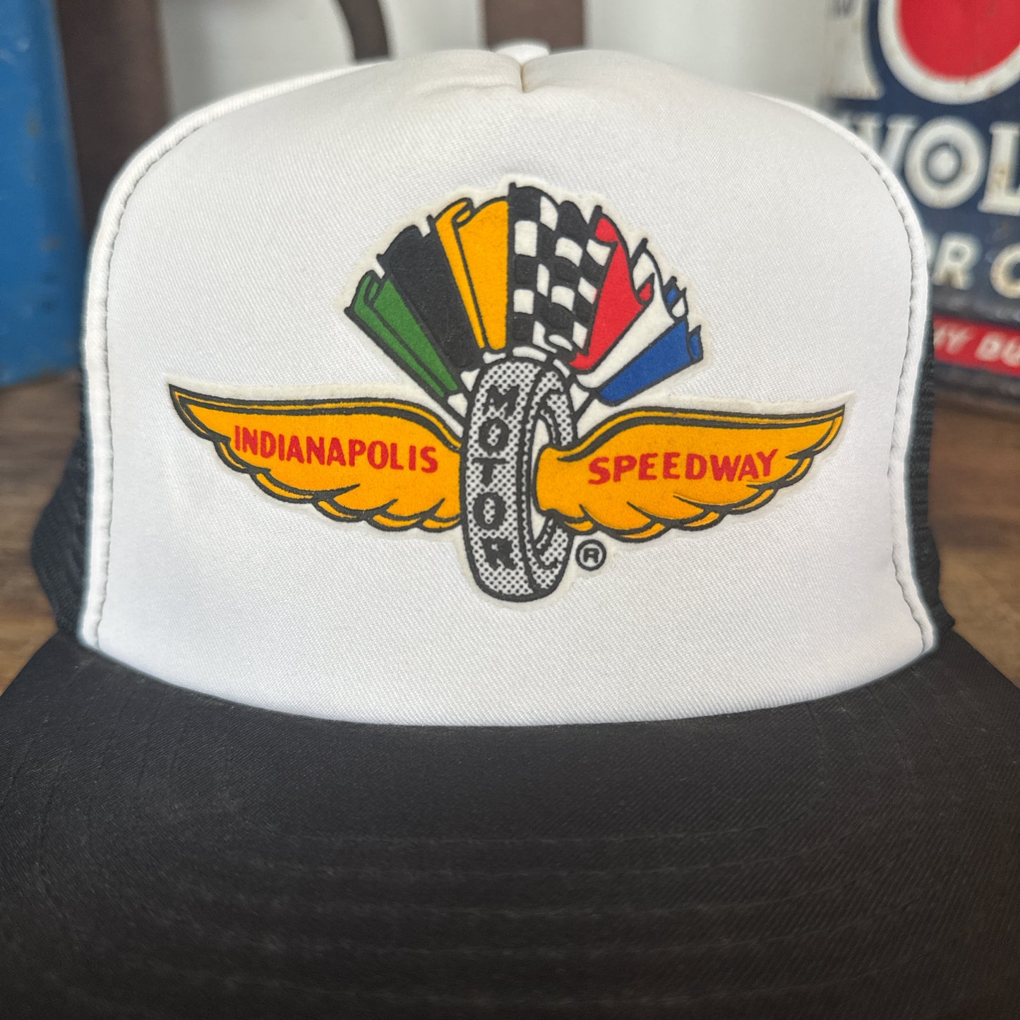 80s Indianapolis Motor Speedway Trucker Hat