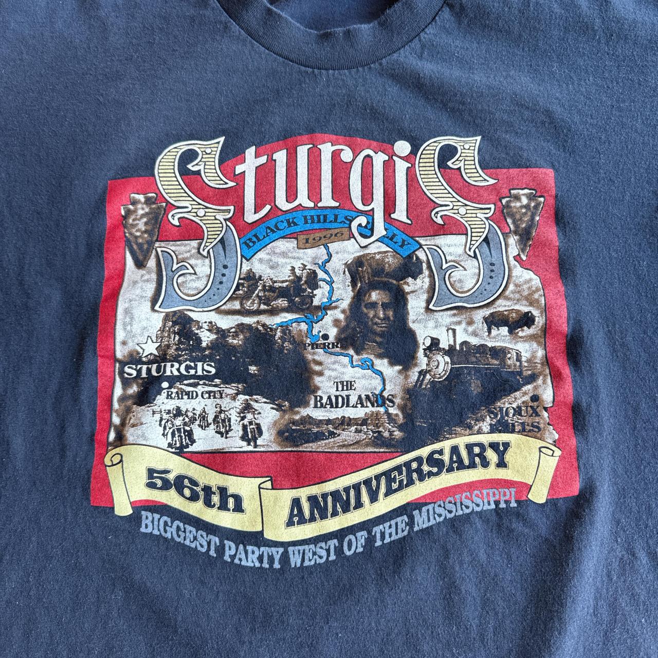 1996 Sturgis 56th Anniversary T Shirt