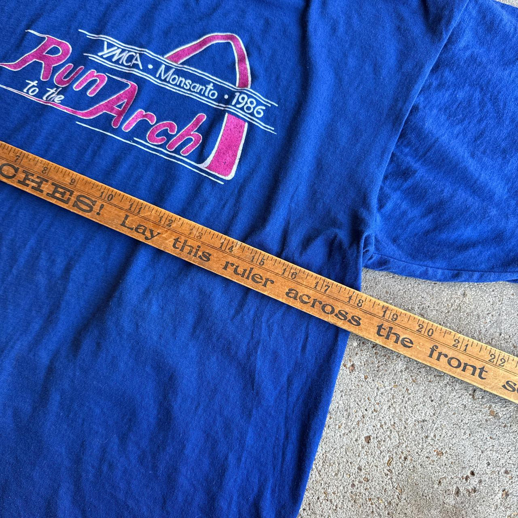 Run to the arch 1986 single stitch t shirt