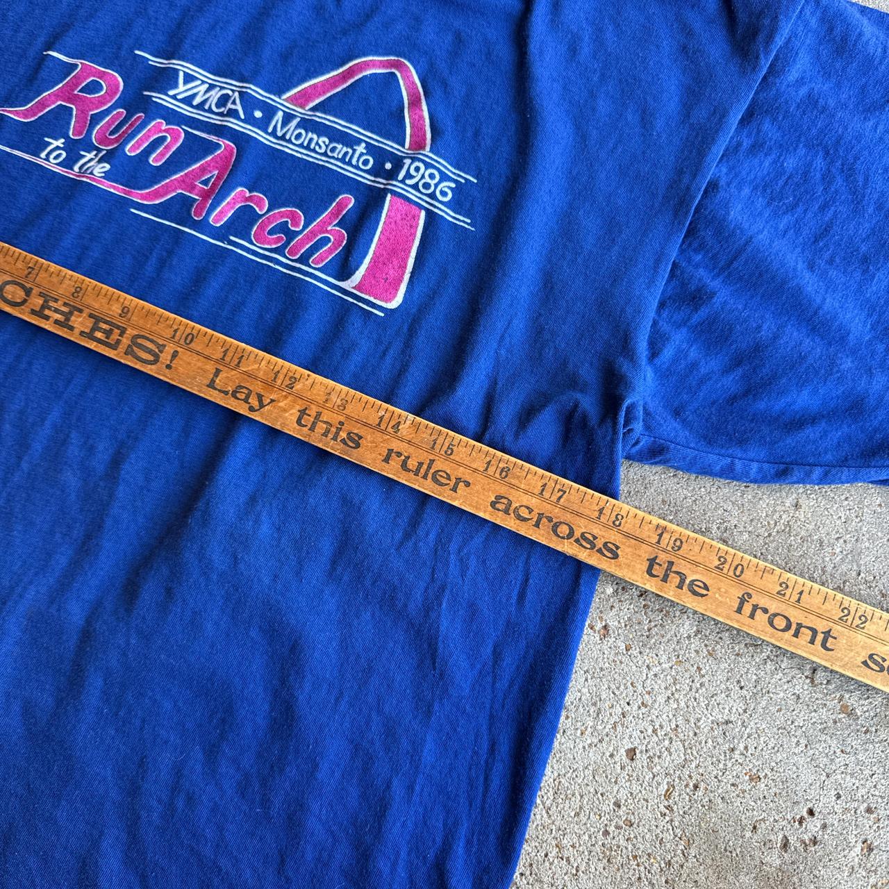 Run to the arch 1986 single stitch t shirt