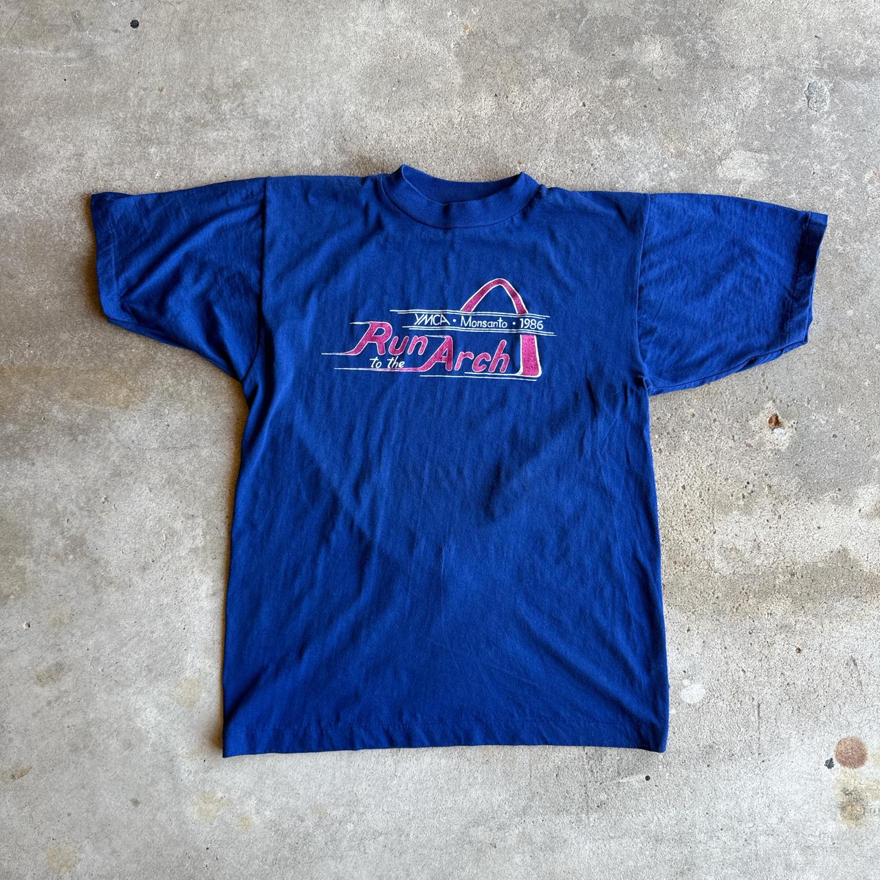 Run to the arch 1986 single stitch t shirt